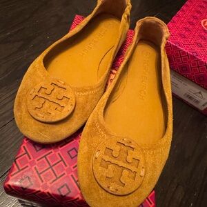 Tory Burch Suede Ballet Flats